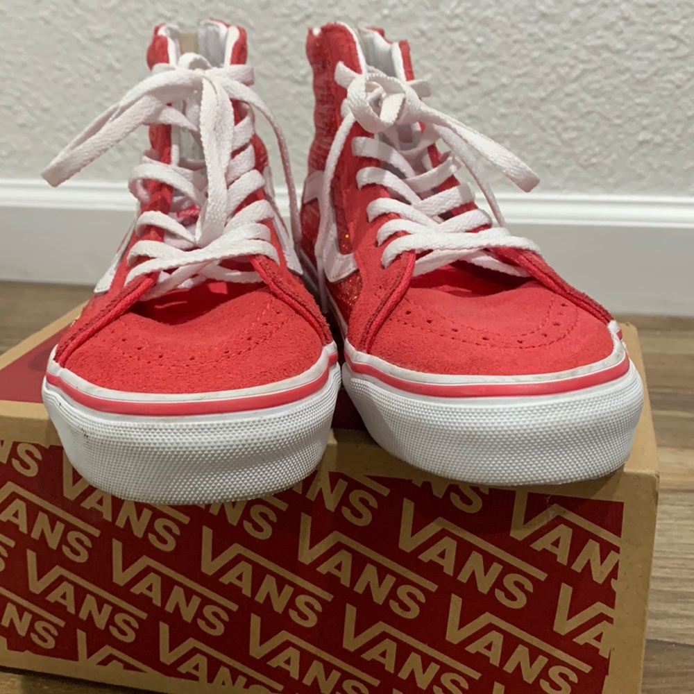 Red vans size 2